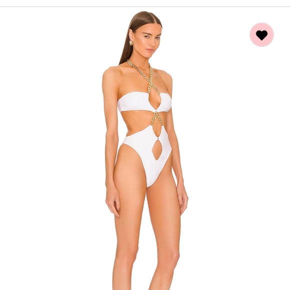 Gorgeous white swim suit from revolve. Too big in the top..never worn - Picture 2 of 3